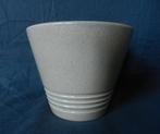 Blauw gespikkeld geglazuurde bloempot ADCO Groningen h 10 cm, Ophalen of Verzenden