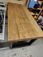 Industriele eettafel 170x80, Huis en Inrichting, Tafels | Eettafels, 50 tot 100 cm, Industrieel, 150 tot 200 cm, Gebruikt