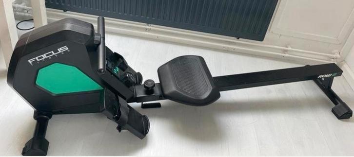Zgan Focus Fitness Row 2 Roeitrainer Opklapbaar/Wieltjes, Sport en Fitness, Fitnessapparatuur, Ophalen
