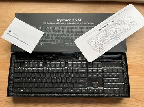 Keychron K5 SE | Ultra-Slim Wireless Mechanisch Toetsenbord, Computers en Software, Toetsenborden, Nieuw, Qwerty, Ergonomisch
