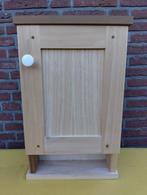 Houten sleutel- of kruidenkastje, Huis en Inrichting, Woonaccessoires | Wanddecoraties, Ophalen, Zo goed als nieuw