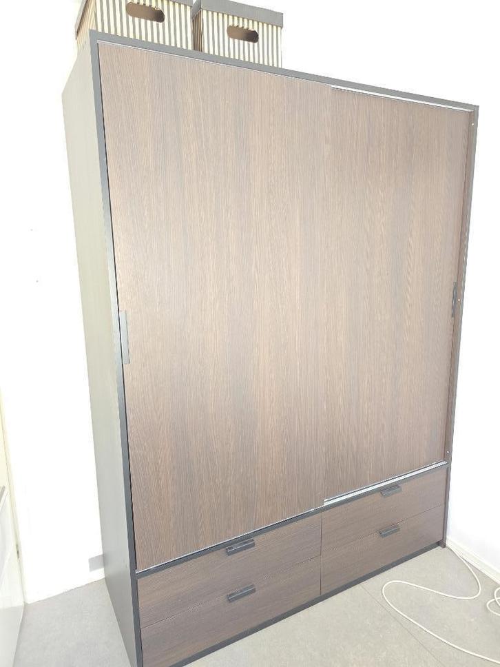 Kledingkast / linnenkast, Huis en Inrichting, Kasten | Kledingkasten, Gebruikt, 200 cm of meer, 100 tot 150 cm, 50 tot 75 cm, Met lade(s)