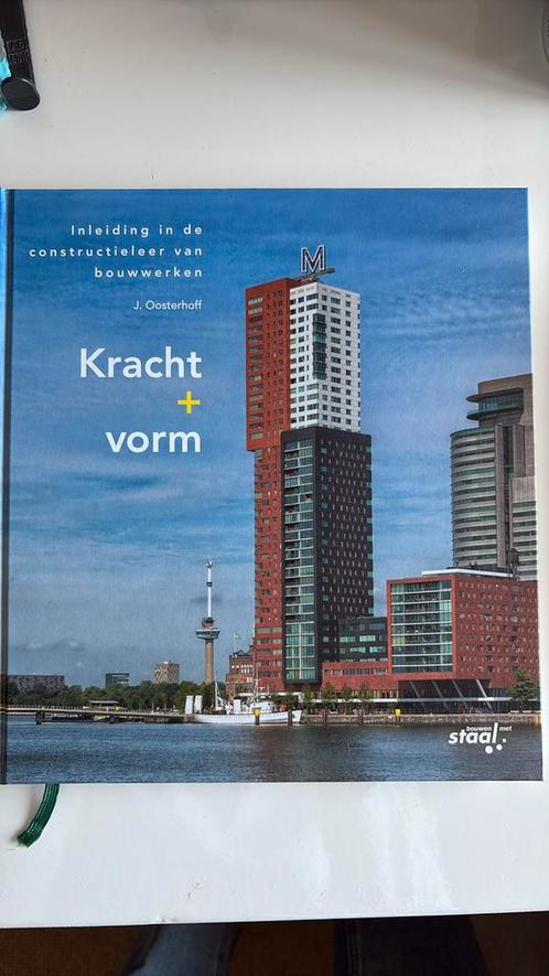 J. Oosterhoff - Kracht plus vorm, Boeken, Techniek, Zo goed als nieuw, Bouwkunde, Ophalen of Verzenden