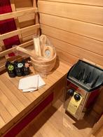 Luxe Combi Sauna (Infrarood + Finse Sauna) – GRATIS MONTAGE, Sport en Fitness, Sauna, Ophalen of Verzenden, Zo goed als nieuw