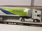 Grote vrachtwagen (MAN) met oplegger BP in originele doos., ., Nieuw, Ophalen of Verzenden, New Ray Longhauler