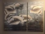 Schilderij, Huis en Inrichting, Woonaccessoires | Schilderijen, Tekeningen en Foto's, Ophalen, Zo goed als nieuw, Schilderij, 75 cm of meer