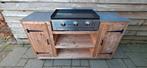 Buitenkeuken met gasbarbecue op wielen, Ophalen, Gebruikt, Firefood, Gas