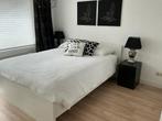 Dubbelbed 160cm breed en 200cm lang inclusief matras van 24c, Ophalen, Wit, Tweepersoons, Zo goed als nieuw