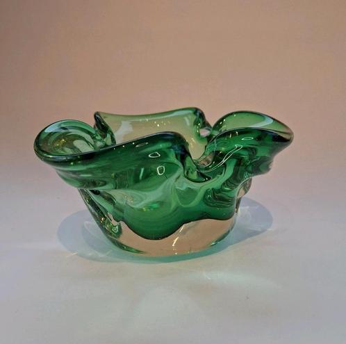 Zware Vintage Murano Schaal, Antiek en Kunst, Antiek | Glas en Kristal, Ophalen of Verzenden