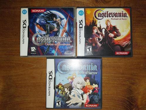 Drie Castlevania DS games voor de verzamelaar, Spelcomputers en Games, Games | Nintendo DS, Zo goed als nieuw, Avontuur en Actie