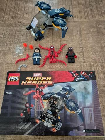 Lego Super Heroes Carnage's Shield Sky Attack 76036 beschikbaar voor biedingen