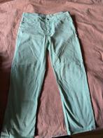 Zomerbroek mintgroen spijkerstof, Ophalen of Verzenden, Gedragen, Groen, Lang