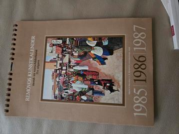 Removos Kunstkalender 1985-1987 beschikbaar voor biedingen