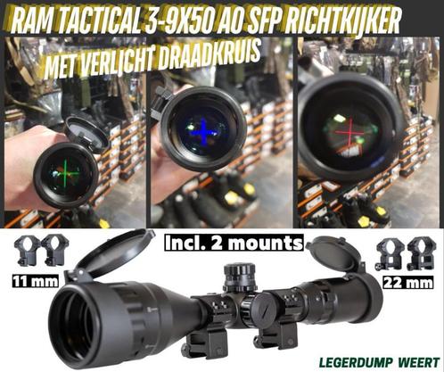 Scope  / 3-9x50 AO SFP RICHTKIJKER, Sport en Fitness, Schietsport-accessoires, Nieuw, Ophalen