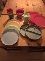 Kunststof kinderservies, Huis en Inrichting, Keuken | Servies, Overige materialen, Overige typen, Ophalen of Verzenden, Zo goed als nieuw