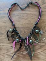 Vintage ketting met hangers, Verzenden, Gebruikt, Overige materialen, Verstelbaar
