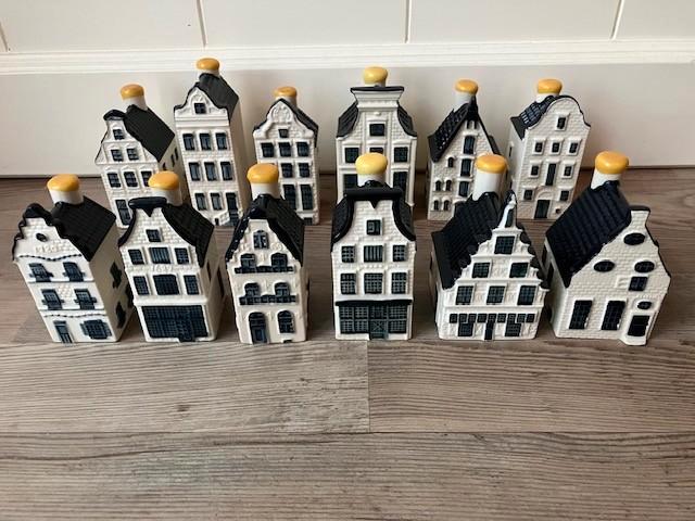 12 Klm (Bols) huisjes .. Ophalen of verzenden (5 euro) C, Verzamelen, KLM Huisjes, Zo goed als nieuw, 1 t/m 20, Gevuld, Ophalen