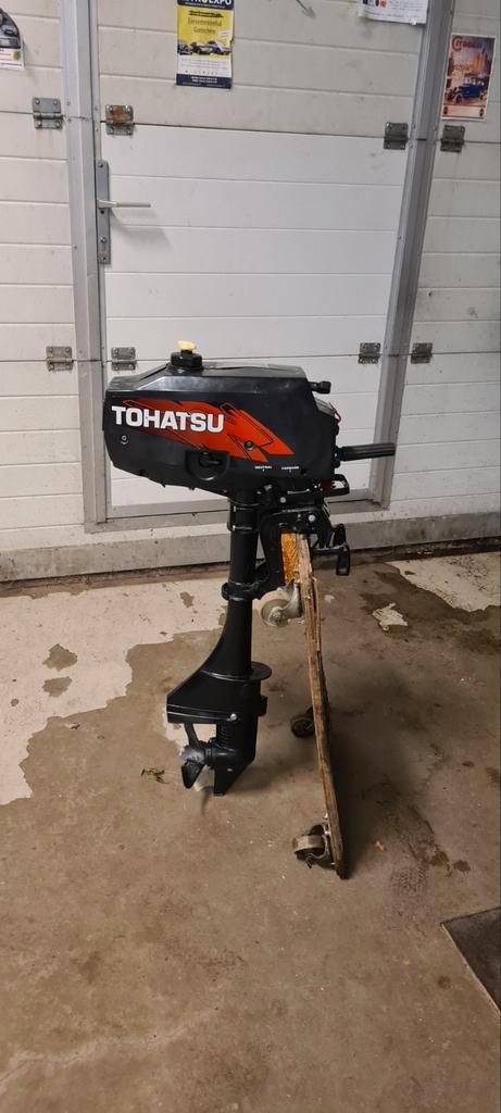 Tohatsu 3,5pk 2takt, Watersport en Boten, Bootonderdelen, Gebruikt, Motor en Techniek, Zeilboot of Motorboot, Ophalen