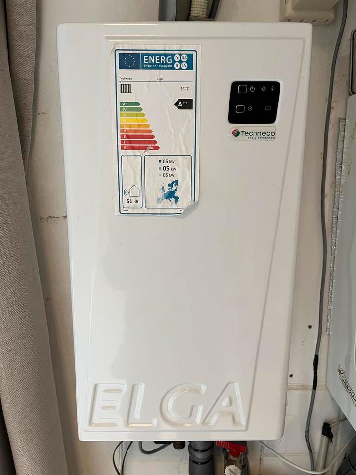 Techneco Elga Hybride Warmtepomp 5kW, Doe-het-zelf en Verbouw, Verwarming en Radiatoren, Gebruikt, Cv-ketel of Combi-ketel, 800 watt of meer