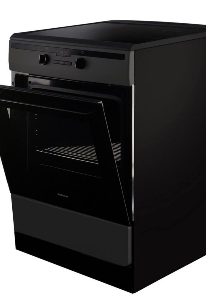 Inventum inductie fornuis met oven, Witgoed en Apparatuur, Fornuizen, Zo goed als nieuw, Vrijstaand, Inductie, 4 kookzones, 85 tot 90 cm