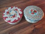 Vintage kralen Blikken  koek of snoep trommels, Verzamelen, Retro, Ophalen of Verzenden, Huis en Inrichting