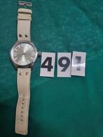 Horloge oozoo met lederen band 491, Ophalen of Verzenden