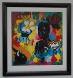 Schilderij zeefdruk van Justus Donker, Ophalen