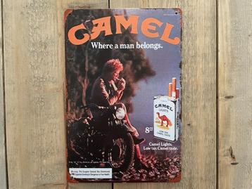 Reclamebord Camel 20x30 beschikbaar voor biedingen