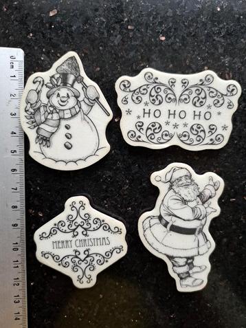 RUBBER STEMPELS CLING KERST kerstkaarten maken kaarten 
 beschikbaar voor biedingen