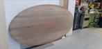 Grote ovale tafel voor 6 personen, Ophalen, Gebruikt, 100 tot 150 cm, Ovaal