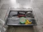 Grijs hamsterhok knaagdier, Gebruikt, Minder dan 75 cm, Hok, Ophalen