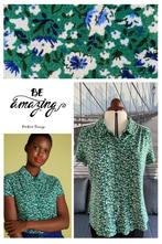 King Louie 50s Blouse Olive Perris-XL🔷🌿🔷nieuw, Maat 42/44 (L), Ophalen of Verzenden, Zo goed als nieuw, King Louie