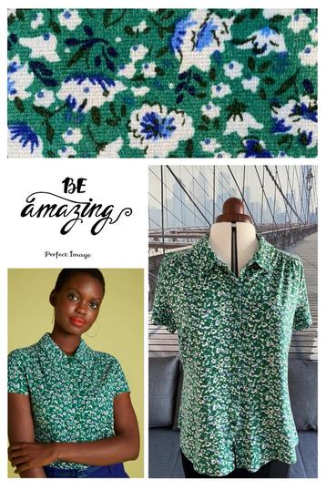 King Louie 50s Blouse Olive Perris-XL🔷🌿🔷nieuw beschikbaar voor biedingen