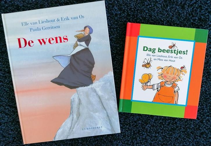 ZGAN Kleuterboeken (2x) van Elle van Lieshout en Erik van Os, Boeken, Kinderboeken | Kleuters, Zo goed als nieuw, Fictie algemeen