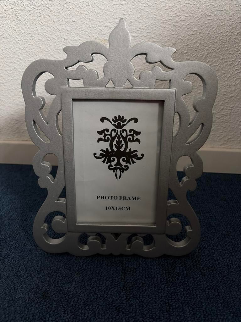 Zilveren fotolijst 10x15 cm, Ophalen of Verzenden, Nieuw