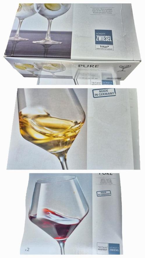 17 glazen schott zwiesel pure in doos. alleen als set, Verzamelen, Glas en Borrelglaasjes, Zo goed als nieuw, Ophalen of Verzenden