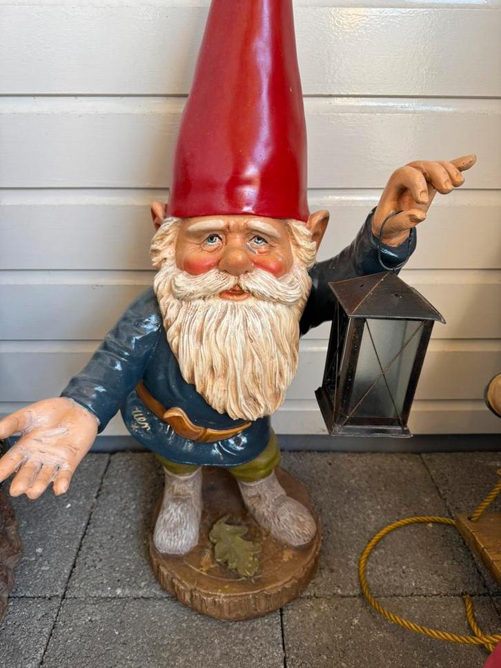 Rien Poortvliet kabouter 90 vintage !!, Tuin en Terras, Tuinbeelden, Zo goed als nieuw, Ophalen