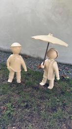 Jip en Janneke tuinbeelden, Ophalen, Gebruikt, Beton, Mensenbeeld