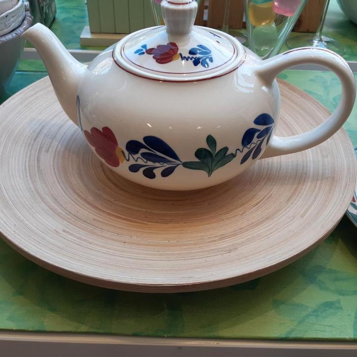 Boerenbont  theepot, Antiek en Kunst, Antiek | Servies los, Ophalen of Verzenden
