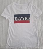 Levi's t-shirt wit maat xs merk tshirt levis dames kleding, Verzenden, Wit, Korte mouw, Maat 34 (XS) of kleiner