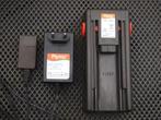 2 Accu´s voor Flymo trimmer met 1 oplader, Ophalen of Verzenden, Gebruikt, Accu, Flymo
