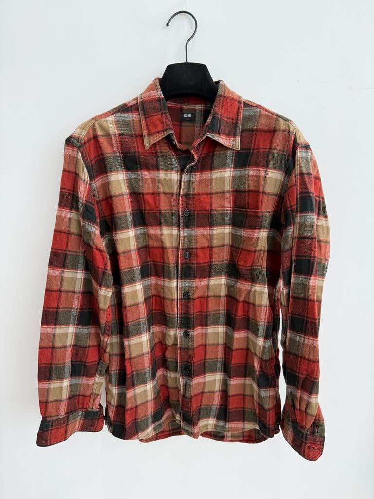 Uniqlo Mannenblouse, Ophalen of Verzenden, Zo goed als nieuw, Rood, Overige halswijdtes