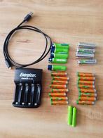 Oplaadbare Batterijen met Lader, Audio, Tv en Foto, Accu's en Batterijen, Ophalen, Gebruikt, Oplaadbaar