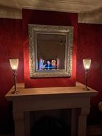 SPIEGEL KLEUR ZILVER MAAT HOOG 84 CM X BREED 73 CM, Huis en Inrichting, Ophalen, Zo goed als nieuw, Minder dan 100 cm, Rechthoekig