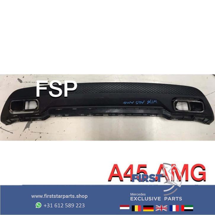 W176 A45 AMG Diffuser voor Mercedes A Klasse 2012-2018 45, Auto-onderdelen, Overige Auto-onderdelen, Mercedes-Benz, Gebruikt, Ophalen of Verzenden