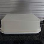 Tupperware taartdoos rechthoek, Huis en Inrichting, Keuken | Tupperware, Ophalen, Zo goed als nieuw, Wit, Bus of Trommel