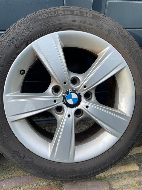 BMW e87 1 serie velgenset winterbanden Continental, Auto-onderdelen, Banden en Velgen, Banden en Velgen, Winterbanden, 16 inch