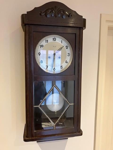 wandklok Kienzle, Huis en Inrichting, Woonaccessoires | Klokken, Ophalen, Gebruikt, Analoog, Wandklok
