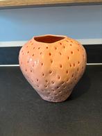 Vaas aardbei oudroze nieuw, Huis en Inrichting, Woonaccessoires | Vazen, Overige kleuren, Aardewerk of Porselein, Nieuw, Ophalen of Verzenden