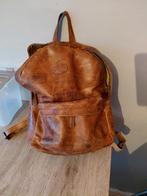 Vintage leren laptop rugzak, Overige merken, Gebruikt, 25 tot 40 cm, Ophalen of Verzenden